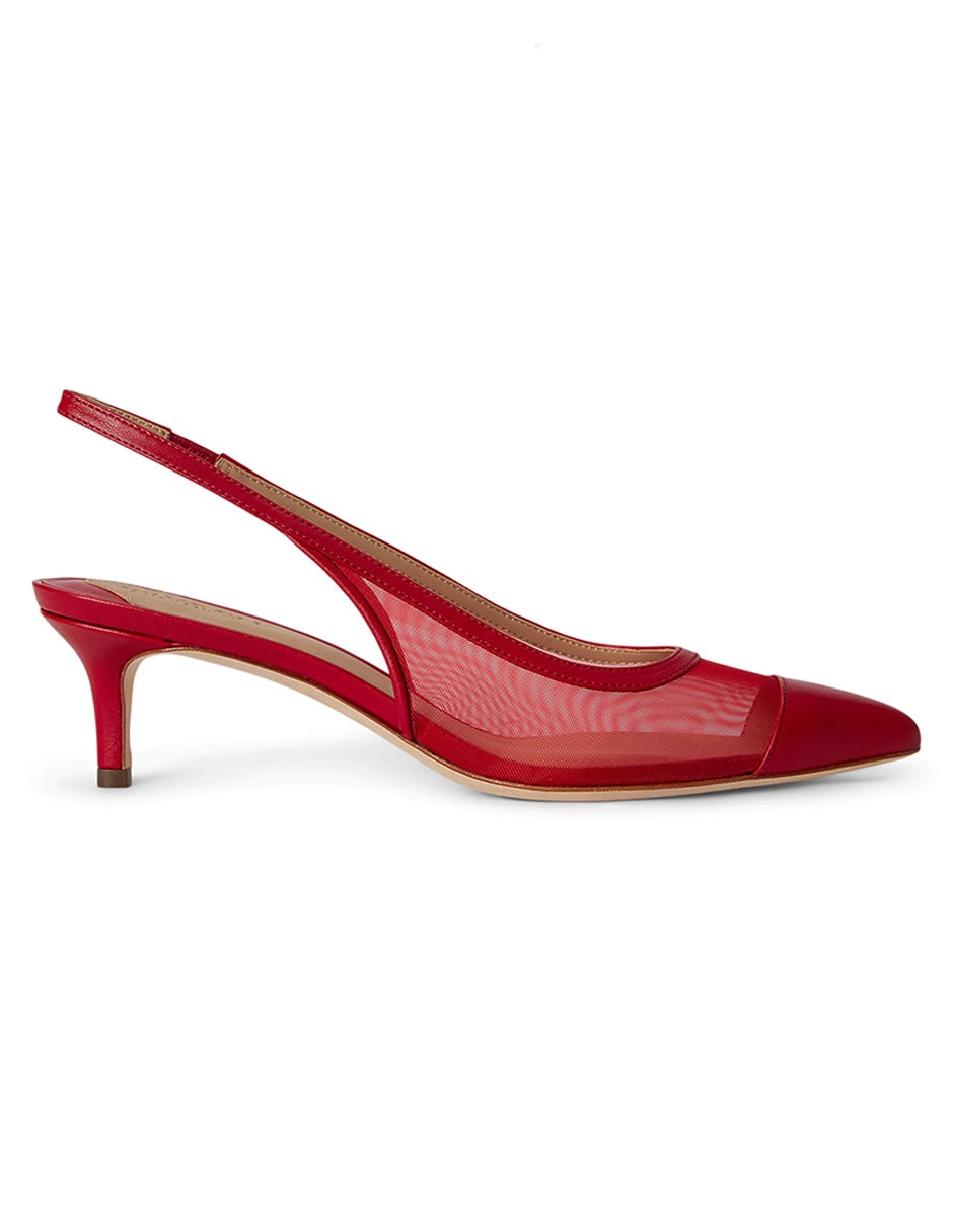 Zapatilla de piel Lauren Ralph Lauren