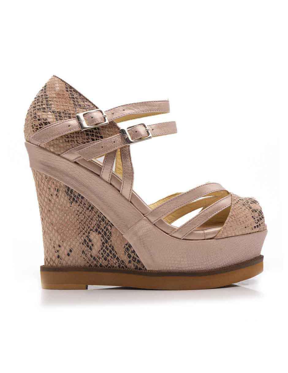 Zapatilla piel