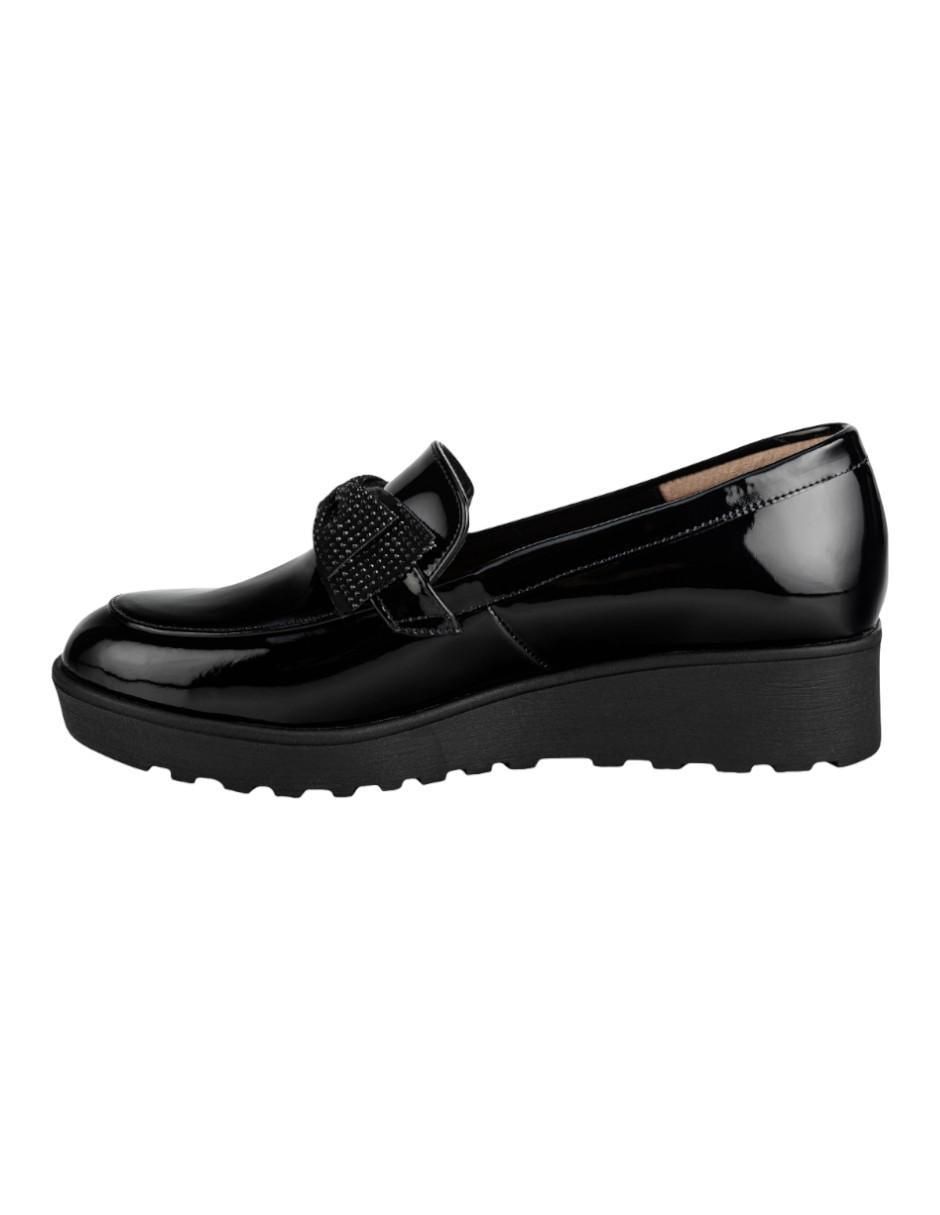 Mocasín Happy Shoes de charol para mujer