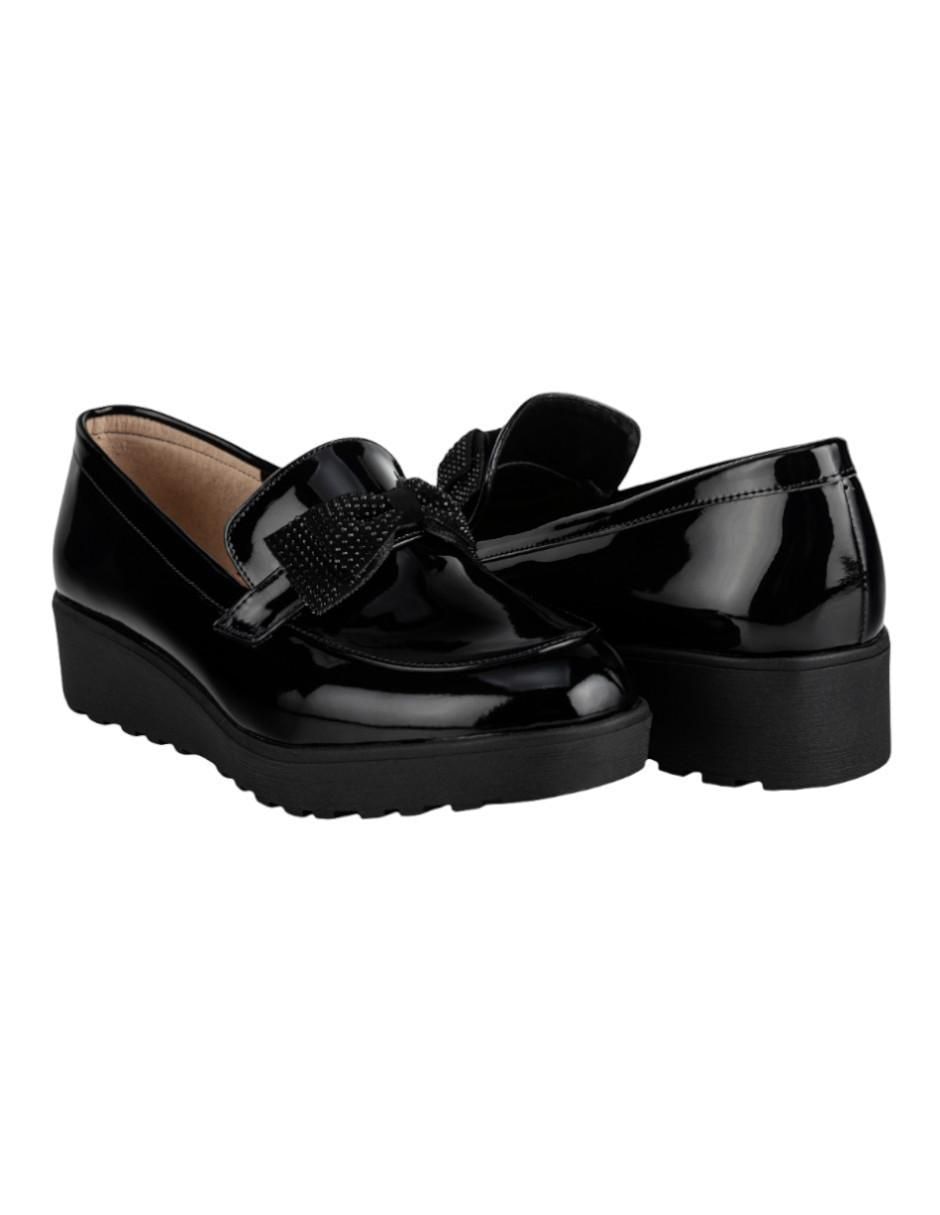 Mocasín Happy Shoes de charol para mujer