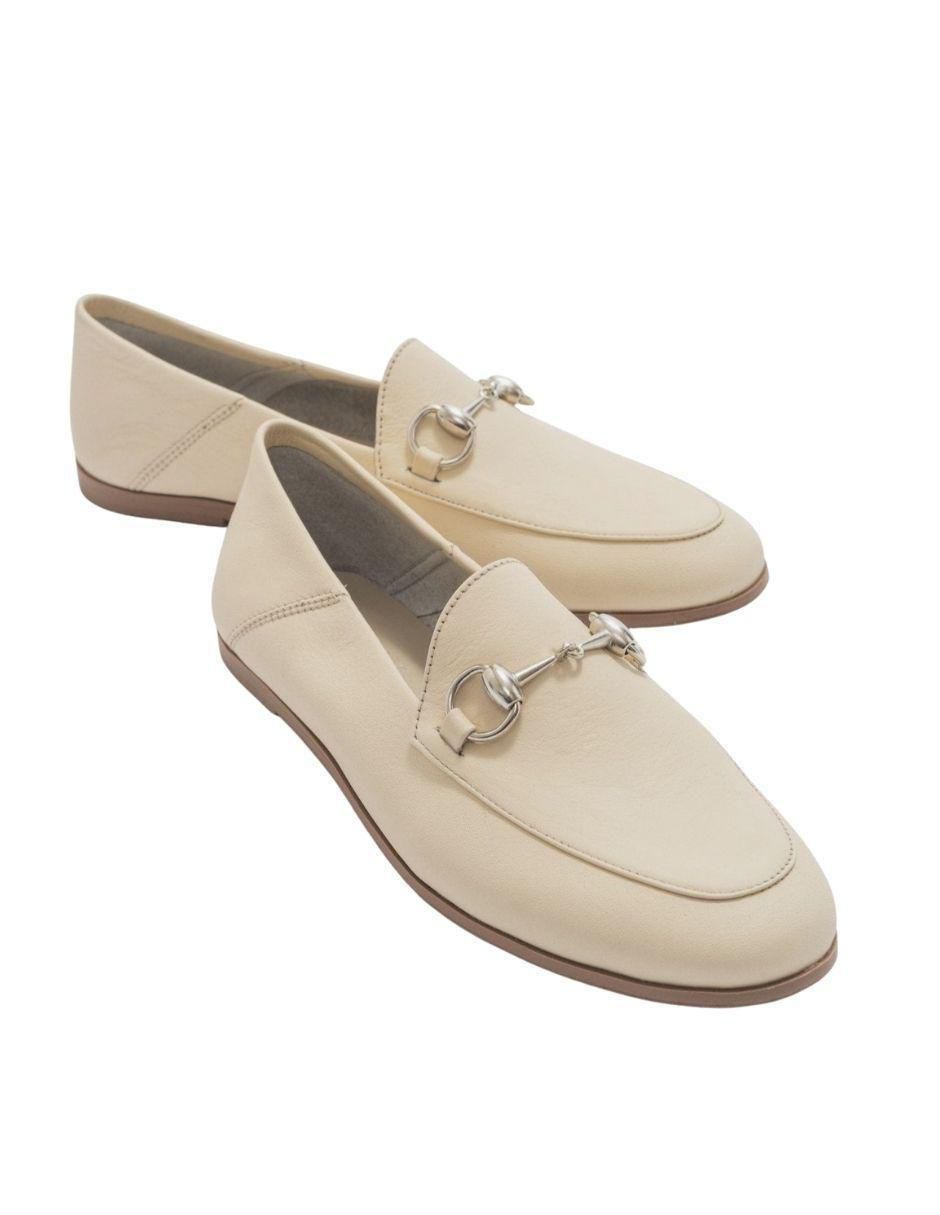 Mocasín Penny de piel para mujer 2