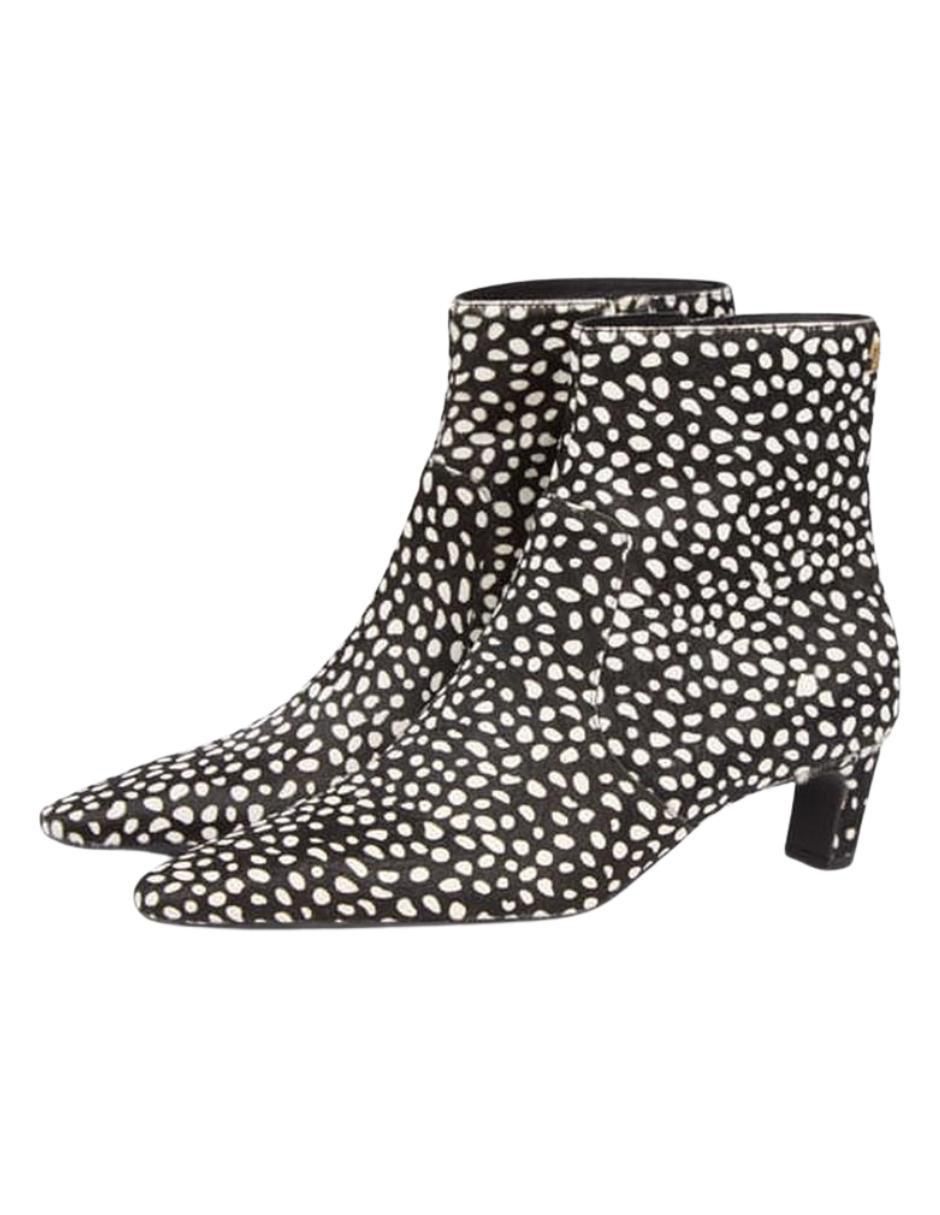 Bota arriba del tobillo de piel para mujer 4