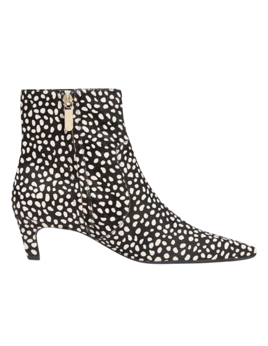 Bota arriba del tobillo de piel para mujer 5