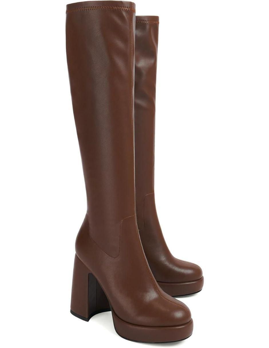 Bota abajo de la rodilla para mujer 4
