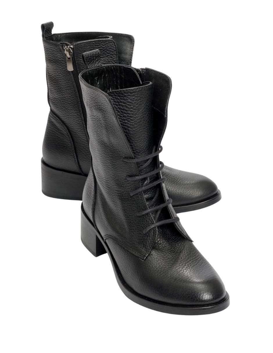 Botín al tobillo Forever & Always Shoes de piel para mujer