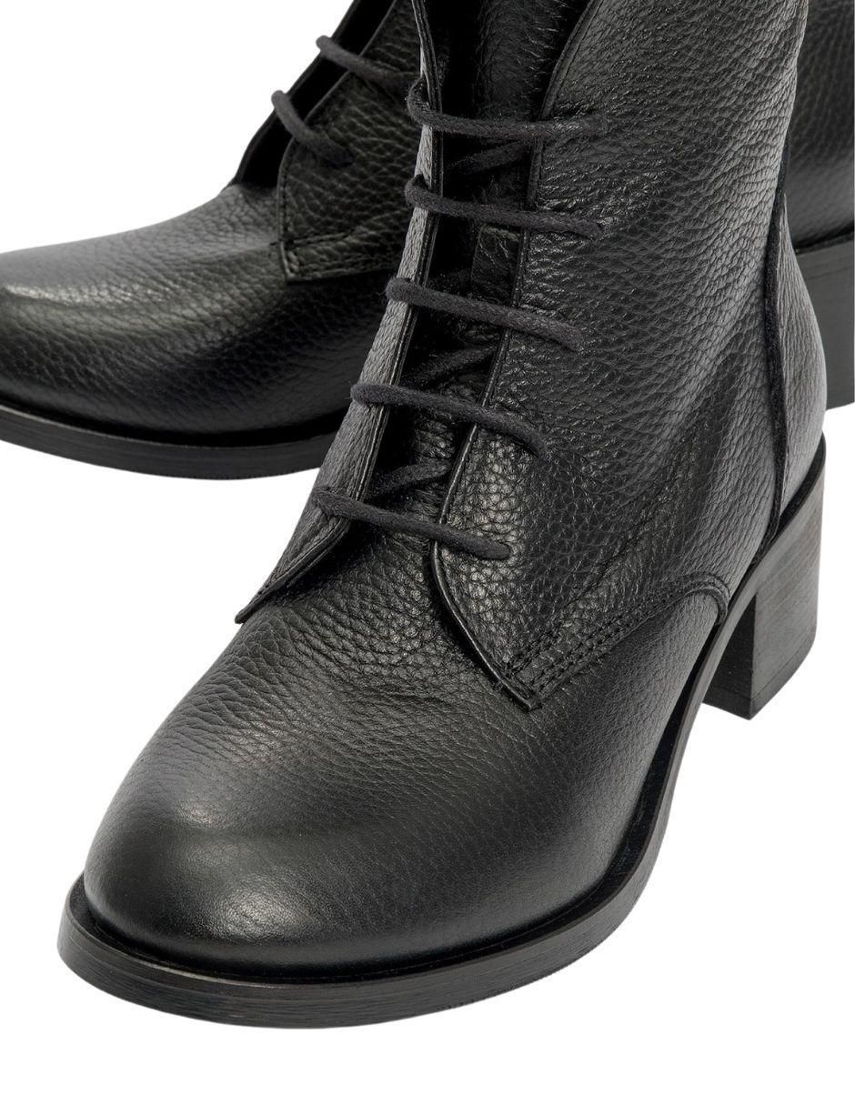 Botín al tobillo Forever & Always Shoes de piel para mujer