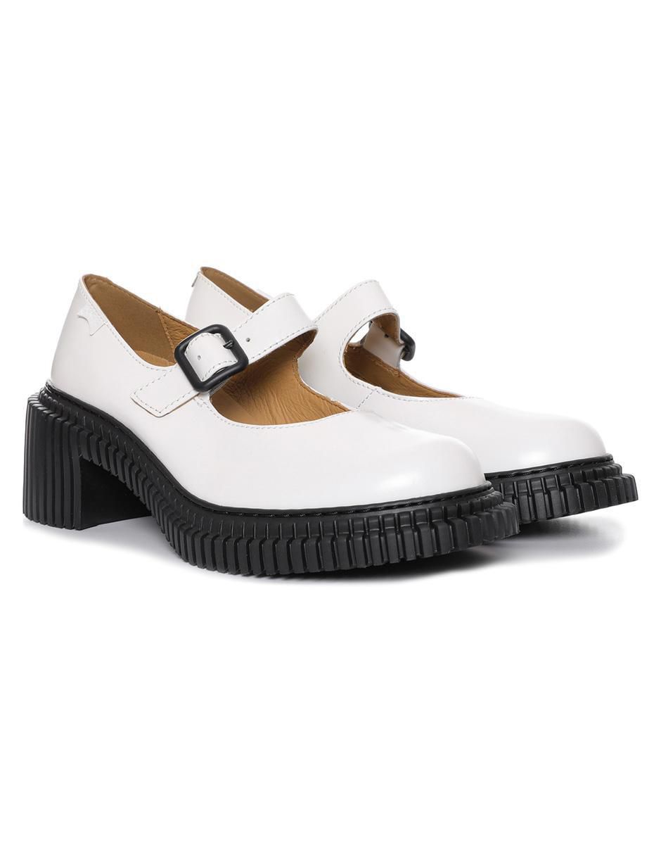 Zapato de tacón Pix London de piel para mujer 5