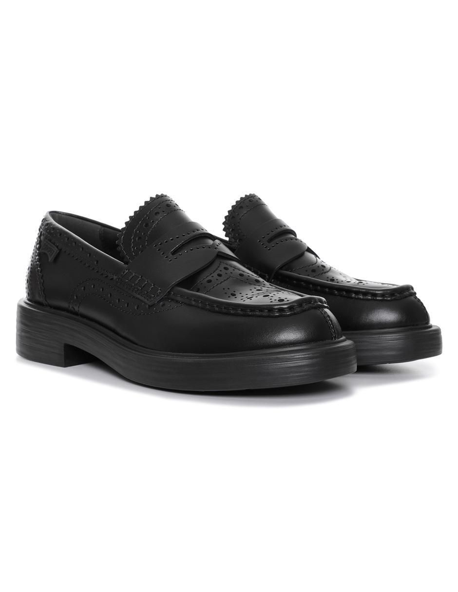 Mocasín Twins de piel para mujer 5