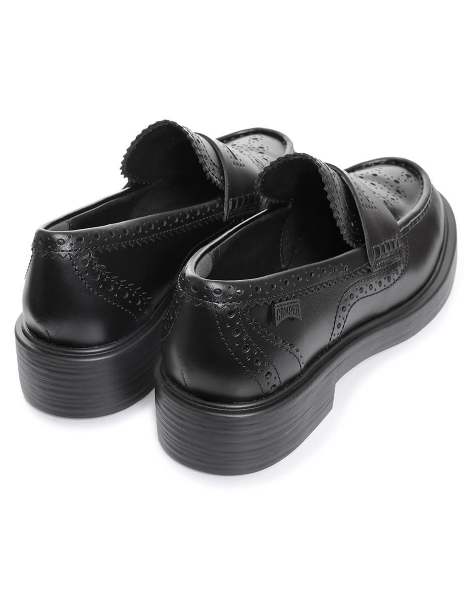 Mocasín Twins de piel para mujer