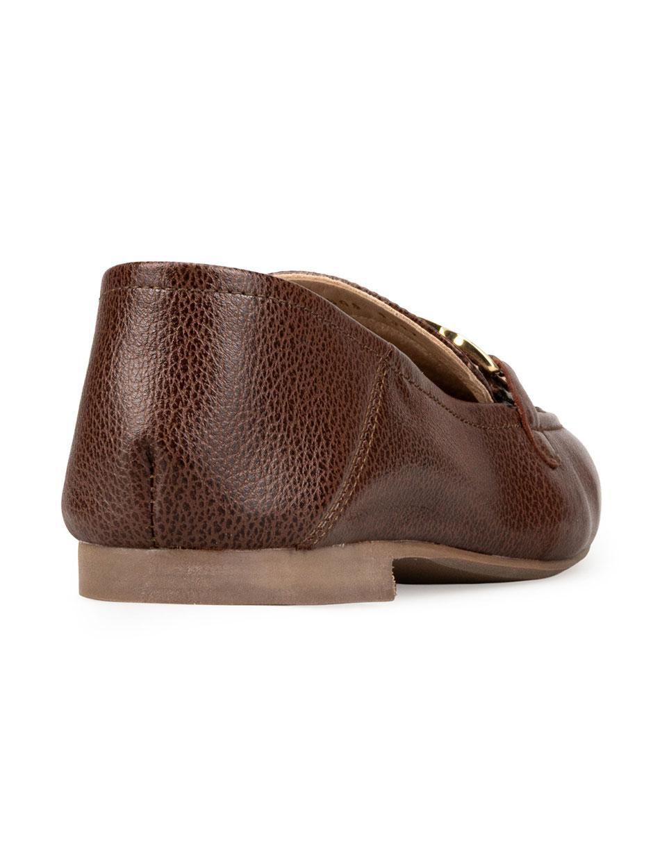 Mocasín Davenia de piel para mujer