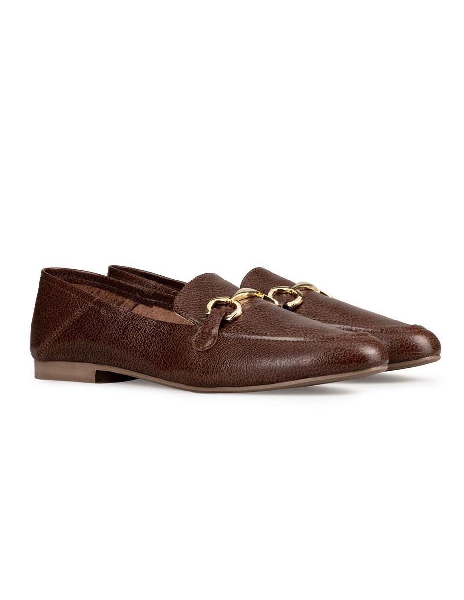 Mocasín Davenia de piel para mujer