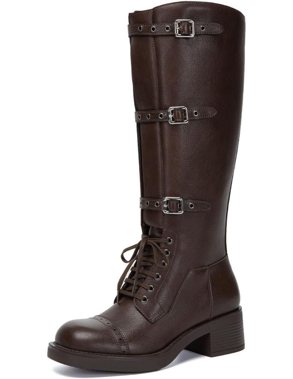 Bota abajo de la rodilla para mujer