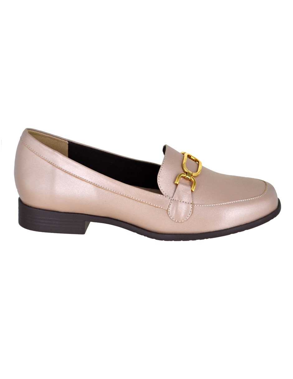 Mocasín Joyce de piel para mujer