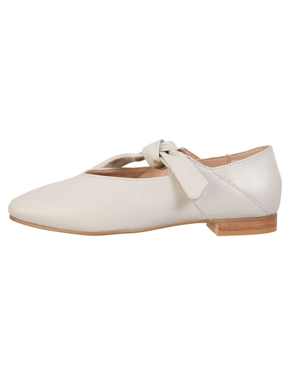 Balerina Mariam de piel para mujer