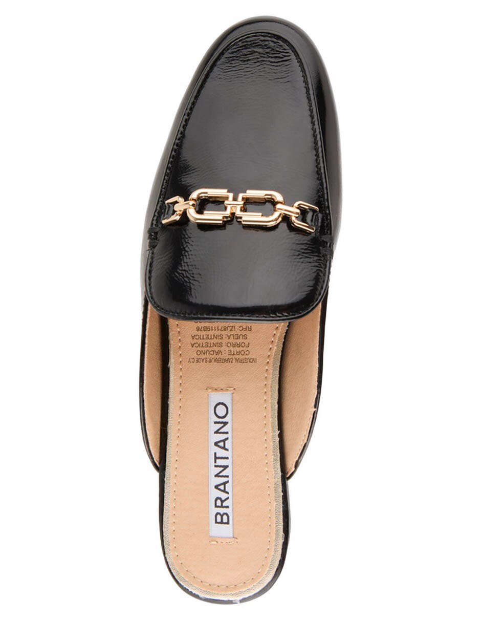 Zueco ruth de piel para mujer 5