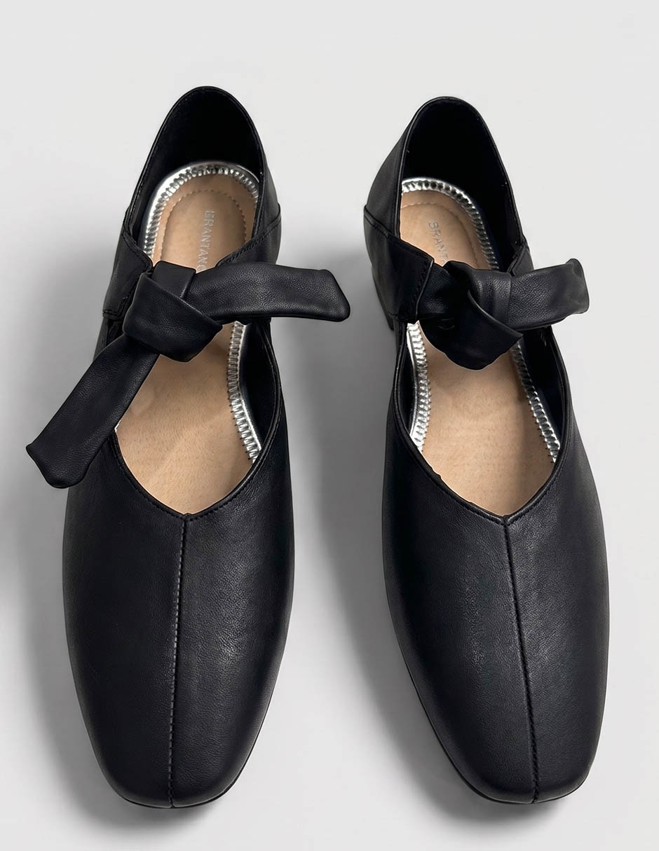 Balerina brantamariam de piel para mujer
