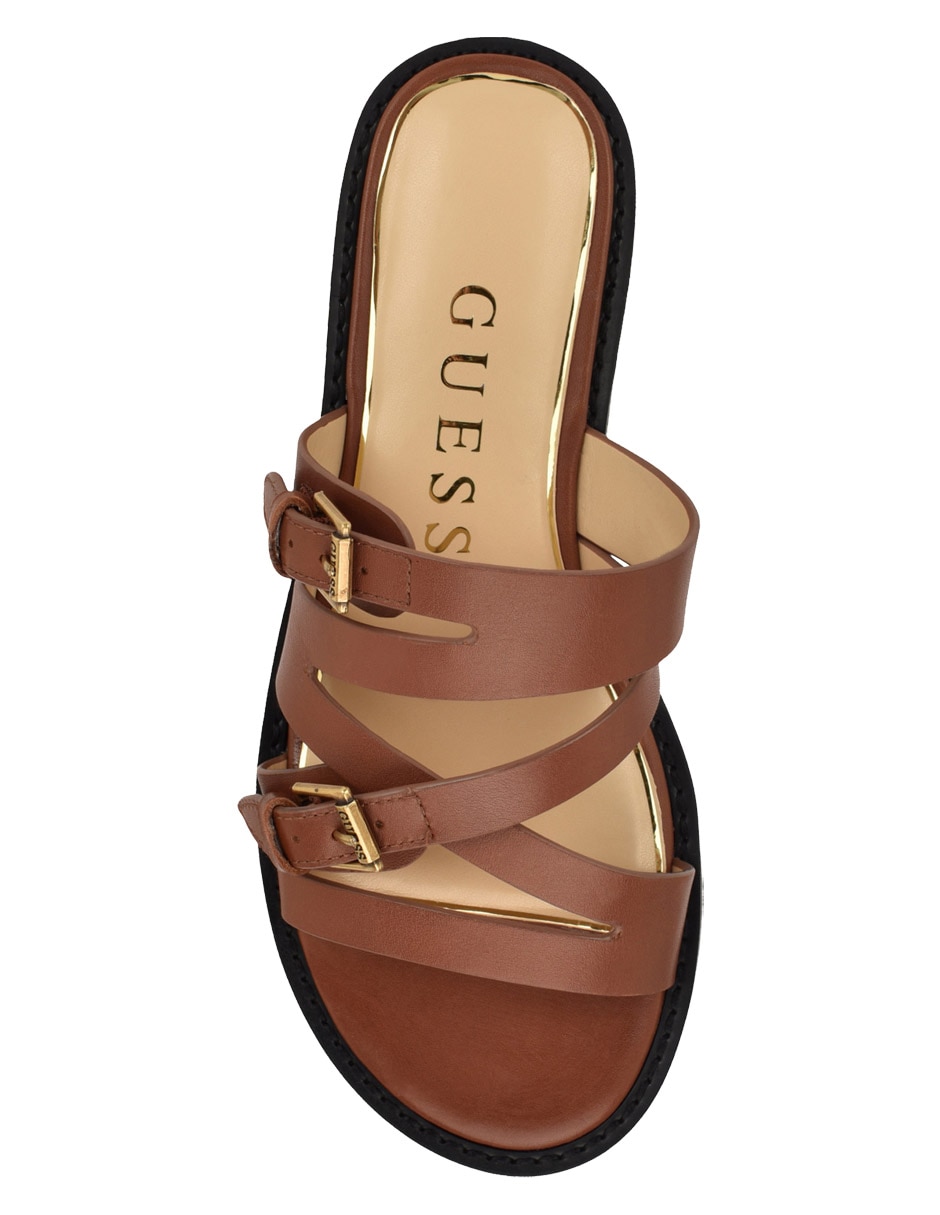 Sandalia plana guess para mujer