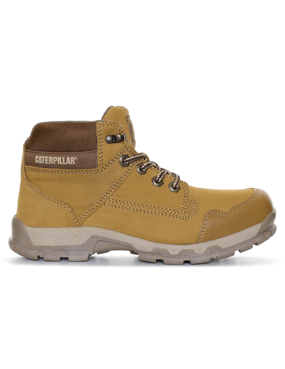 Bota arriba del tobillo Caterpillar de piel para mujer