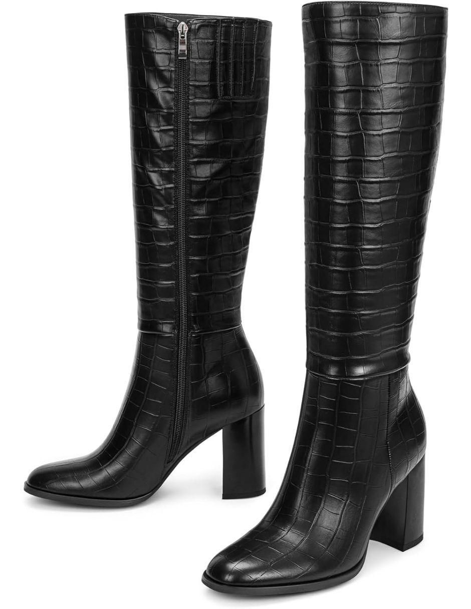 Bota abajo de la rodilla para mujer 4