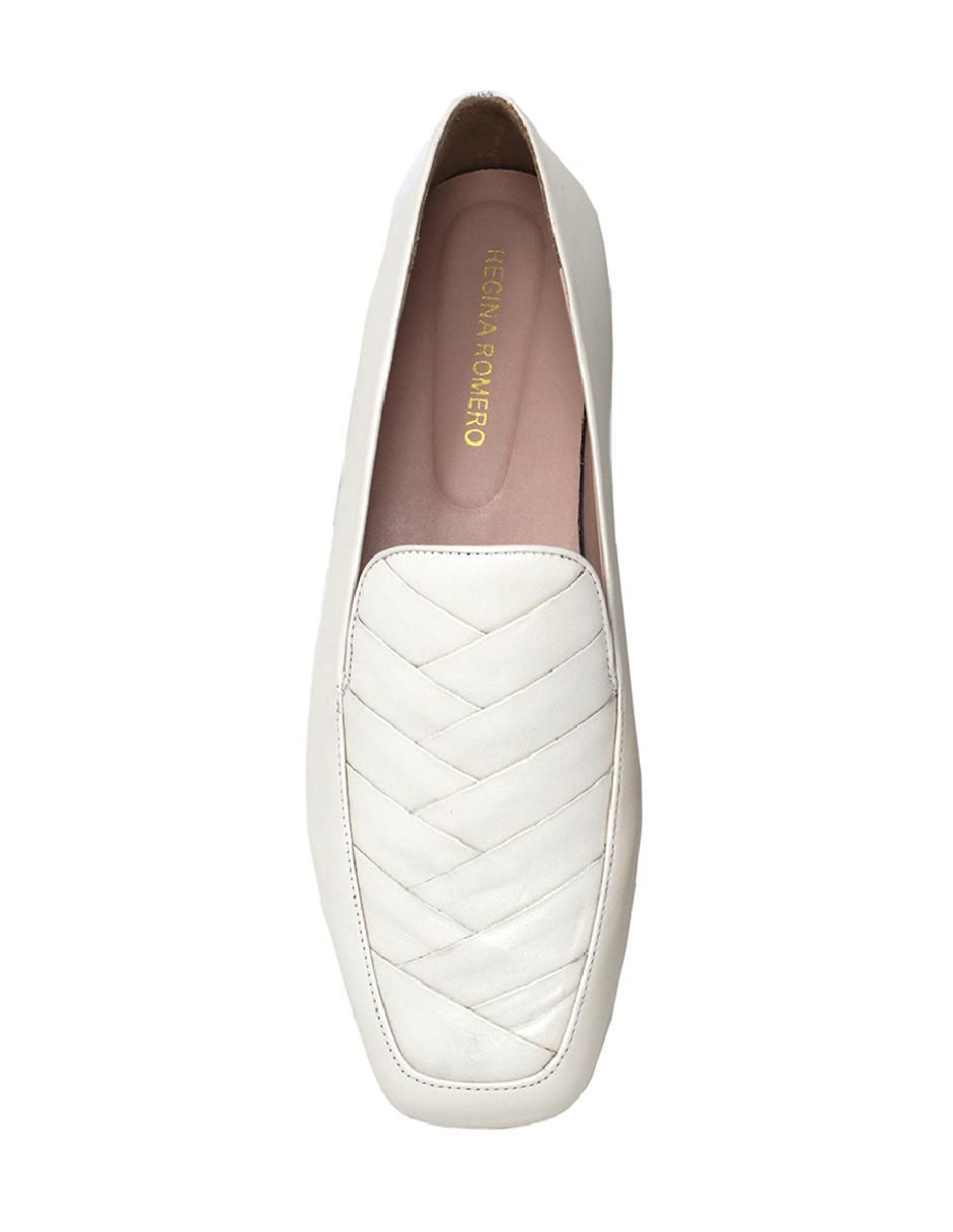 Mocasín Regina Romero Nelly de piel para mujer