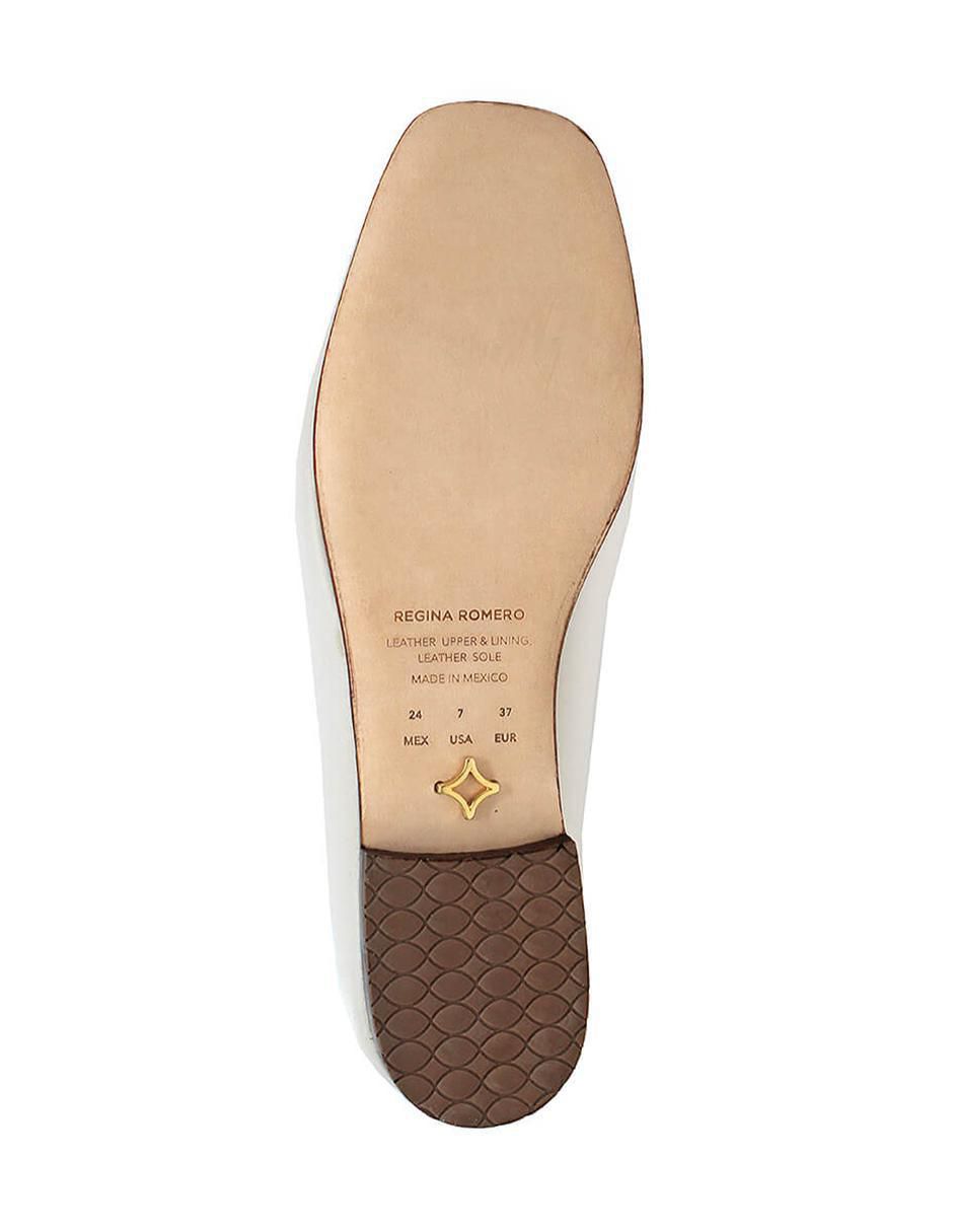 Mocasín Regina Romero Nelly de piel para mujer