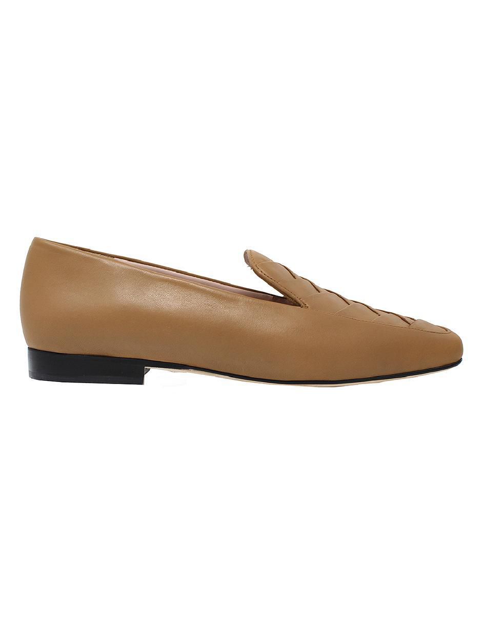 Mocasín Regina Romero Nelly de piel para mujer 4