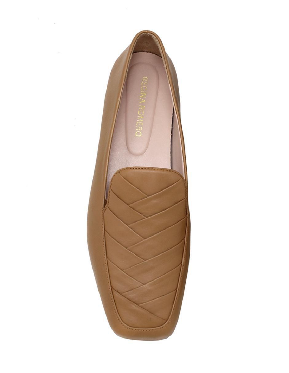 Mocasín Regina Romero Nelly de piel para mujer 5