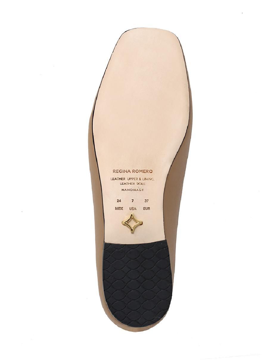 Mocasín Regina Romero Nelly de piel para mujer 6