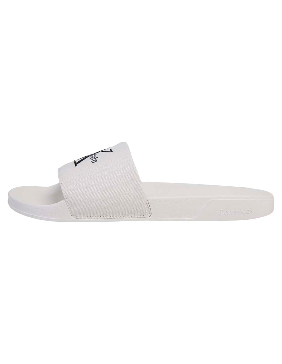 Sandalia plana Calvin Klein Ess Slide Cv para mujer
