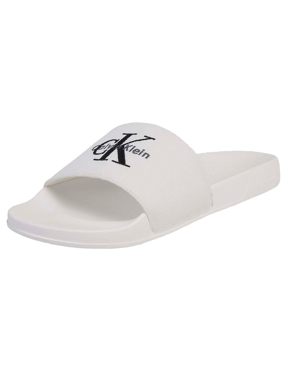 Sandalia plana Calvin Klein Ess Slide Cv para mujer 2