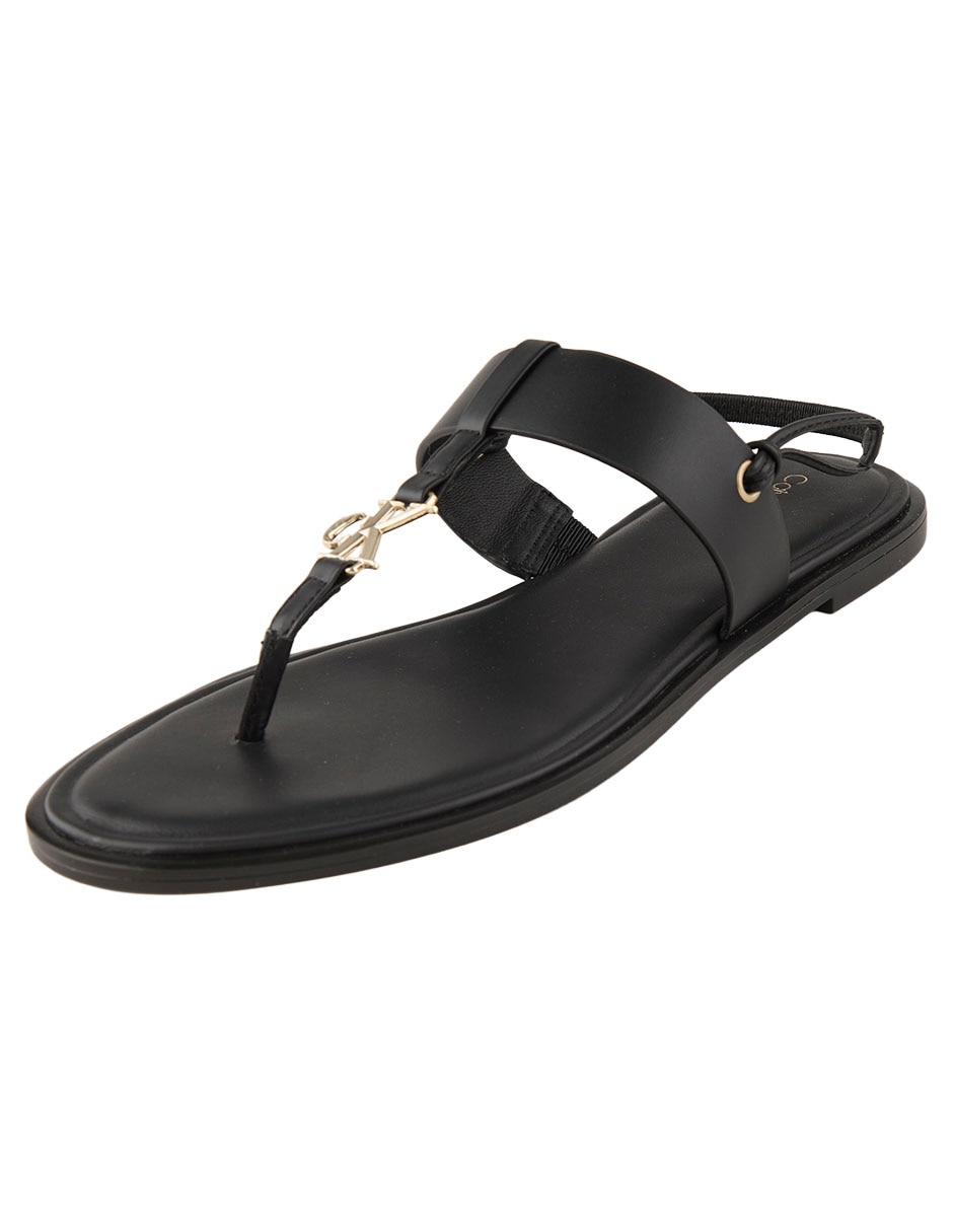 Sandalia plana Round Flat Thong Lth para mujer 2