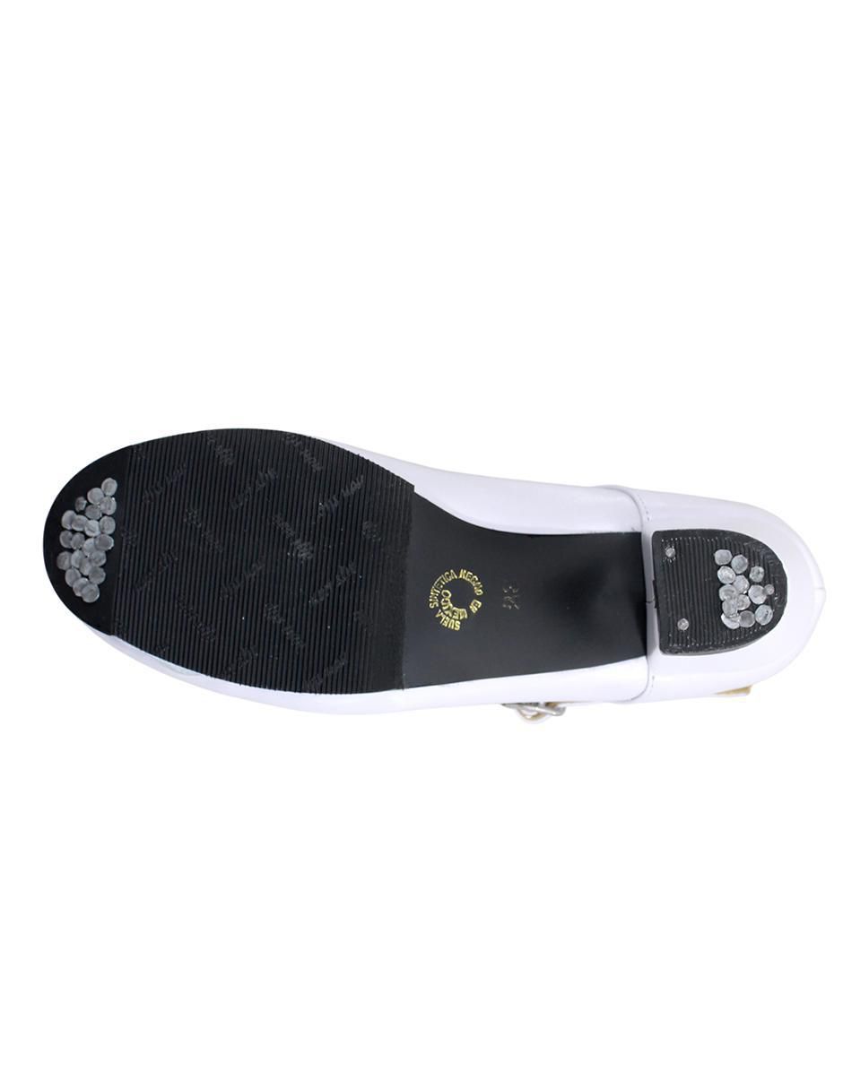 Zapato de tacón Danza de piel para mujer 4