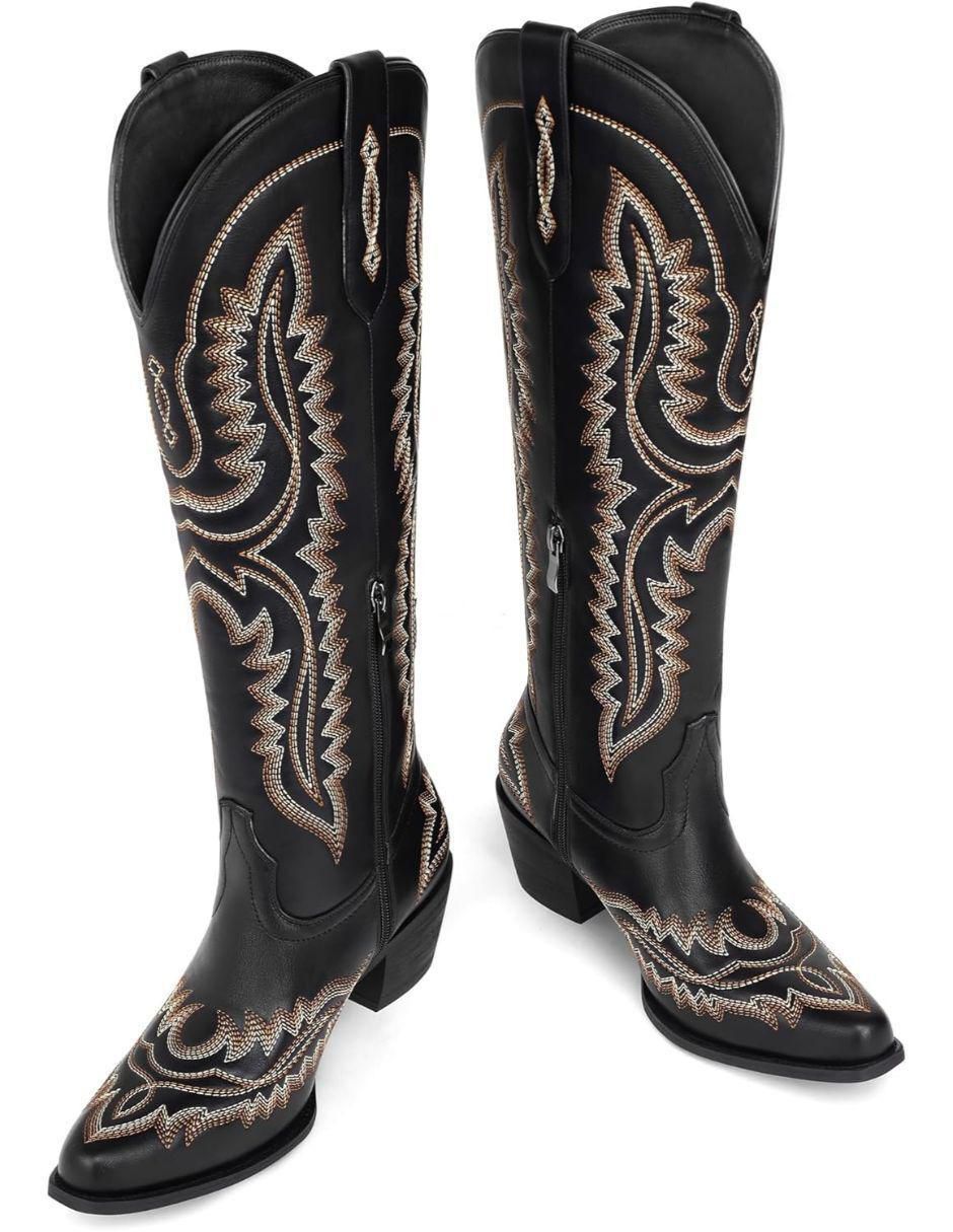 Bota abajo de la rodilla para mujer 4