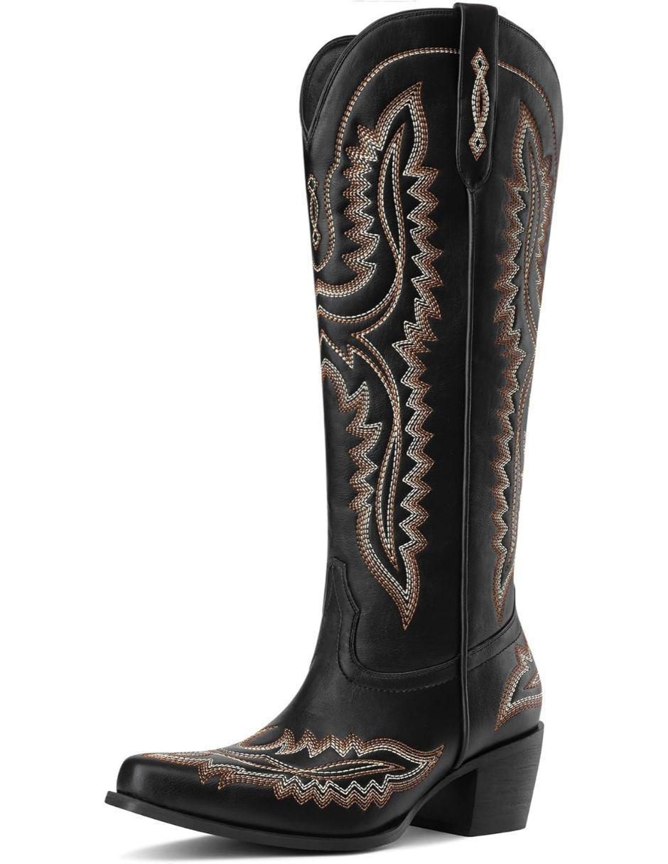Bota cowboy abajo de la rodilla para mujer Bota cowboy abajo de la rodilla para mujer