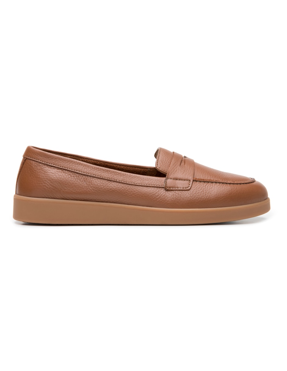 Mocasín Flexi de piel para mujer