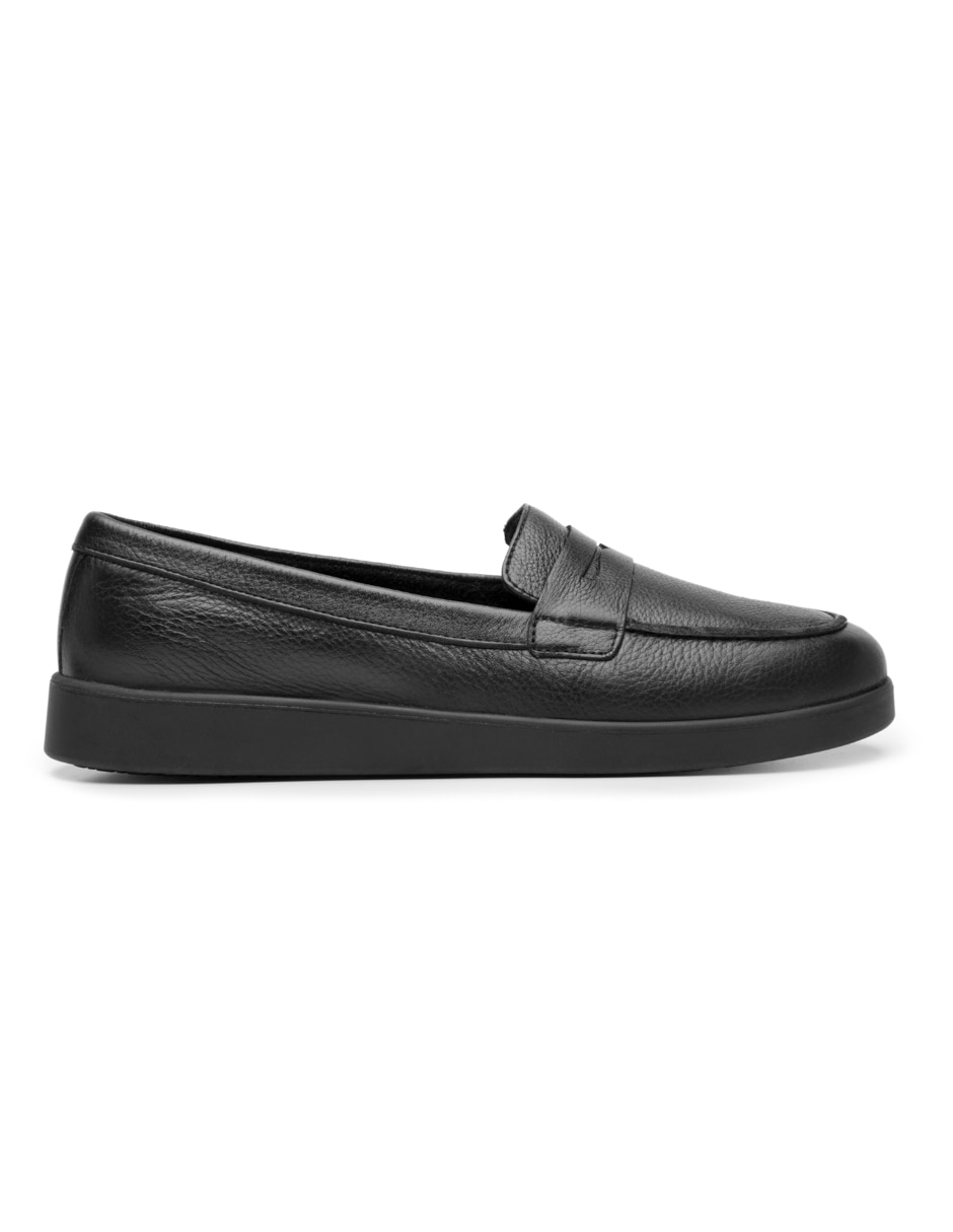 Mocasín Flexi de piel para mujer