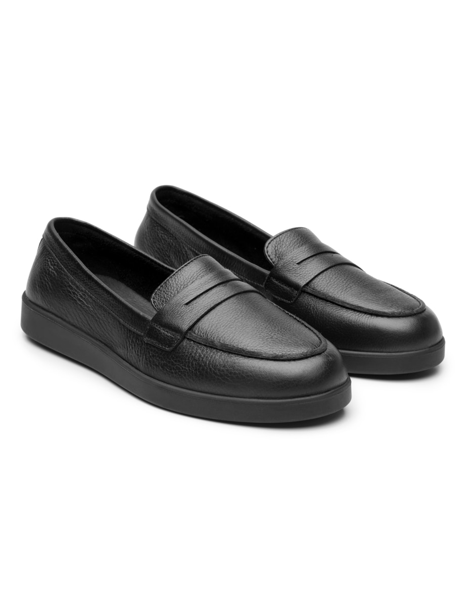 Mocasín Flexi de piel para mujer