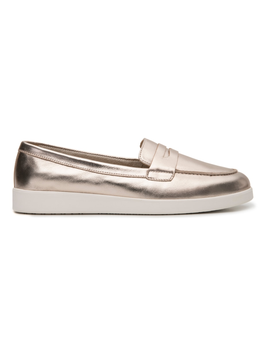 Mocasín Flexi de piel para mujer