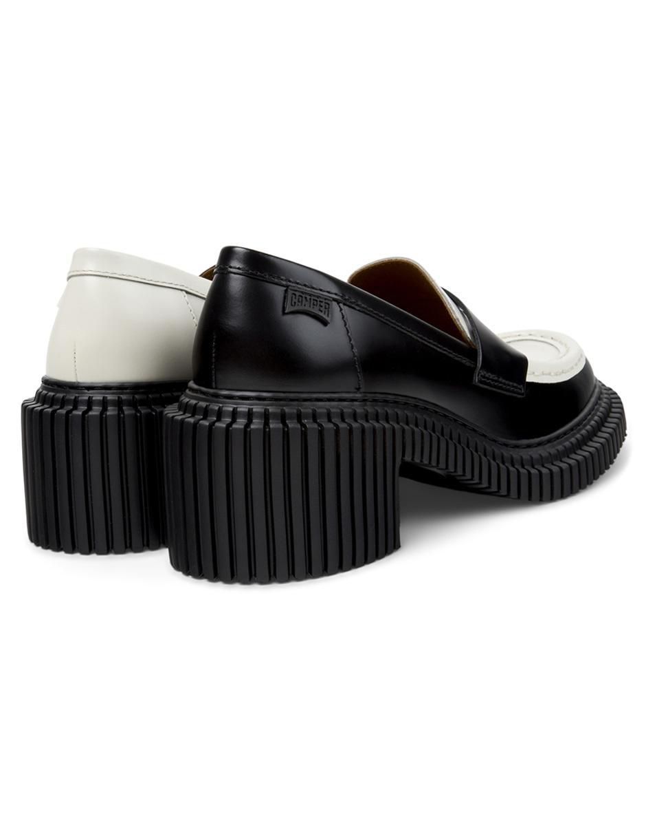 Mocasín Pix London de piel para mujer 4