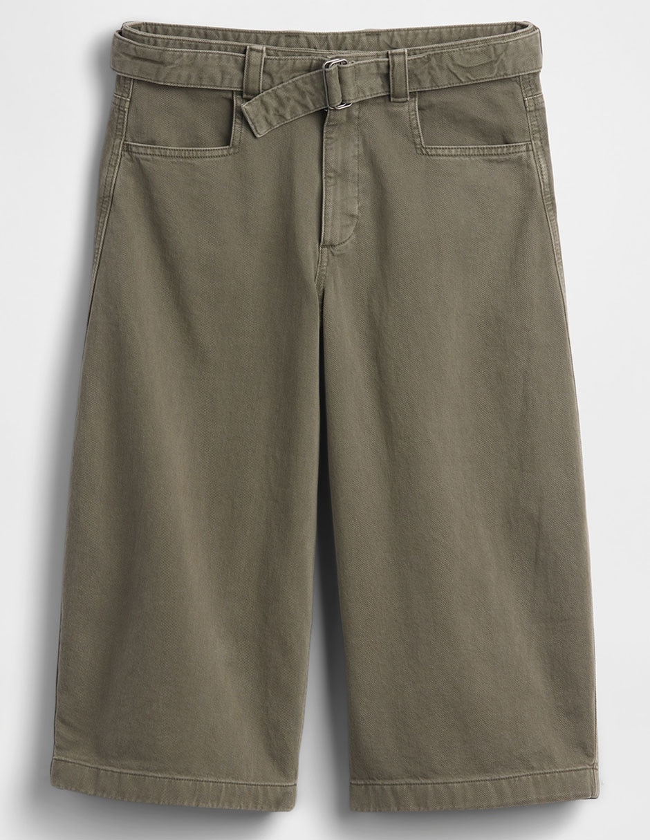 Pantalón capri amplio para mujer 5