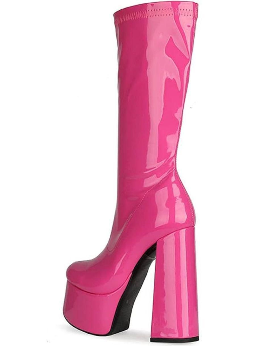 Bota abajo de la rodilla para mujer 4