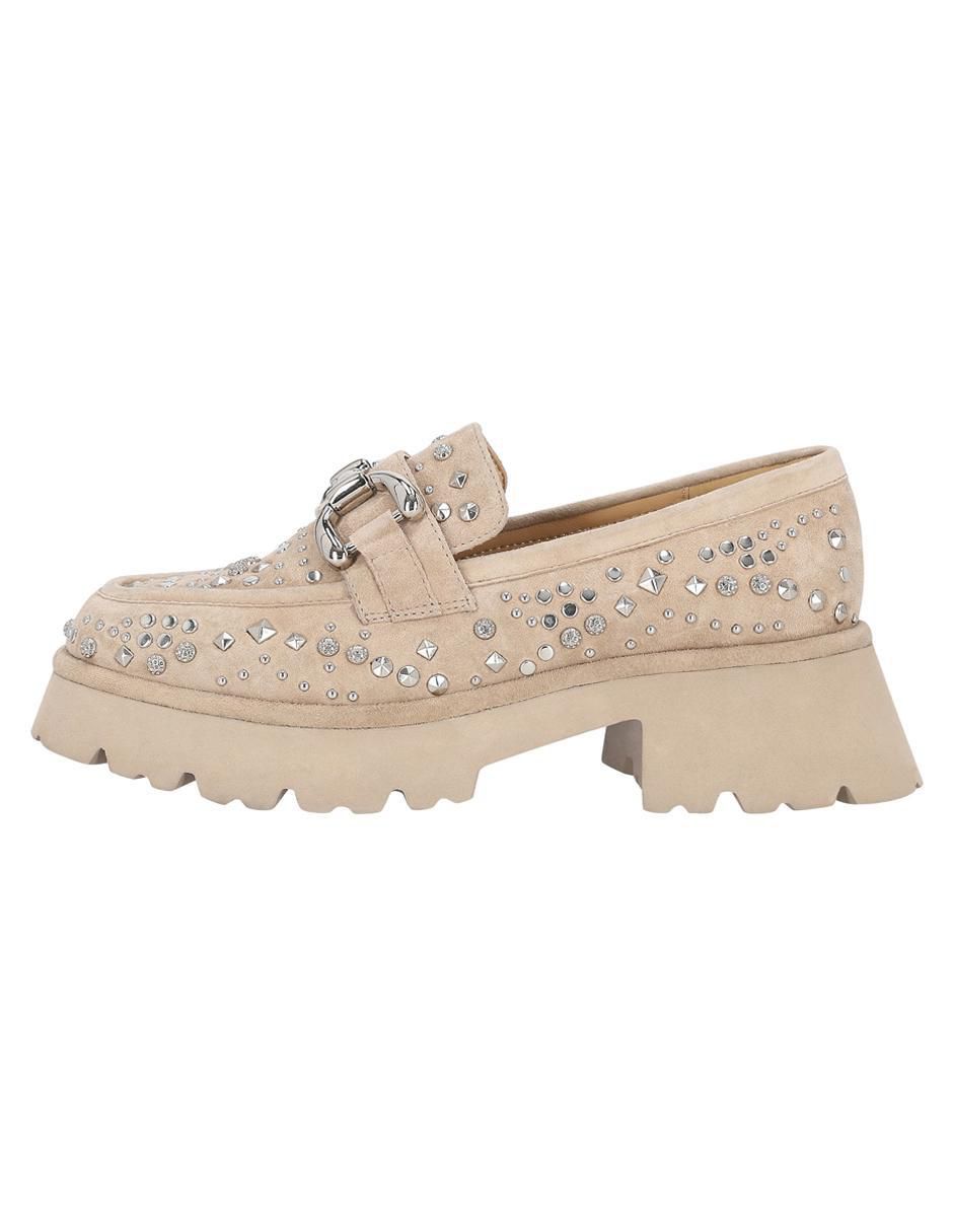 Mocasín Alma en Pena de gamuza para mujer