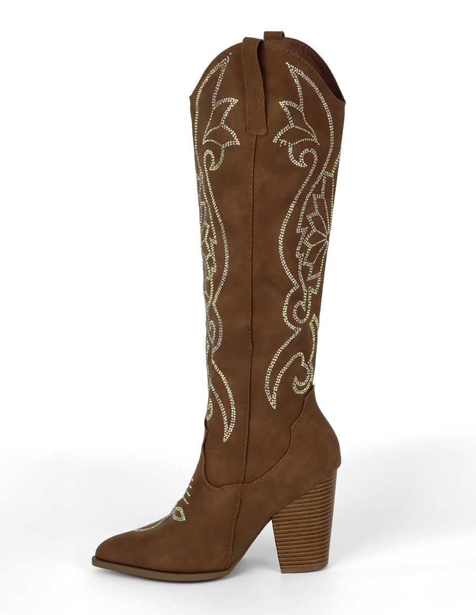 Bota cowboy abajo de la rodilla para mujer Bota cowboy abajo de la rodilla para mujer