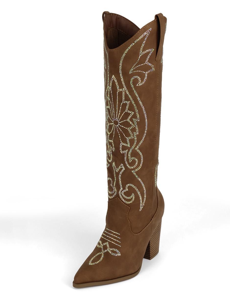 Bota cowboy abajo de la rodilla Rbcollection para mujer