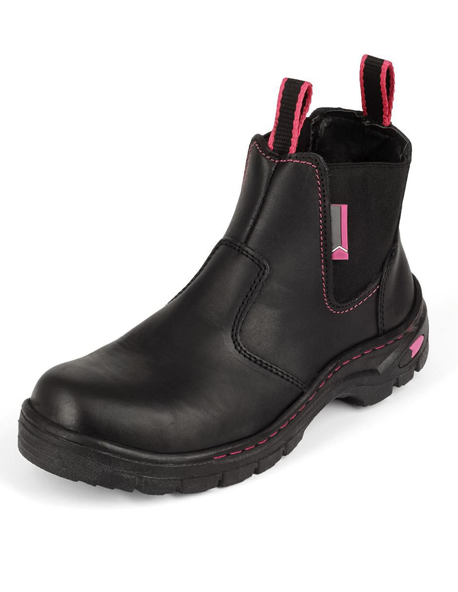 Bota al tobillo Rbcollection de piel para mujer