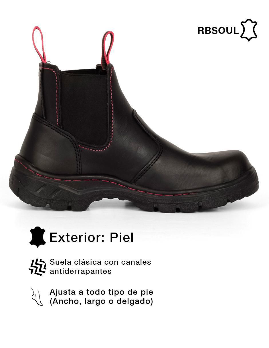 Bota al tobillo Rbcollection de piel para mujer