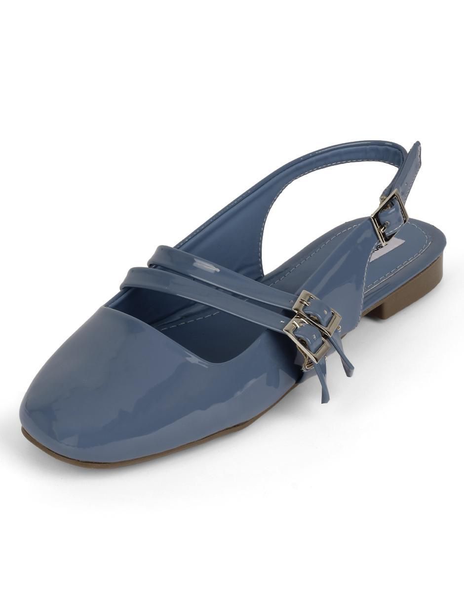 Zueco Rbcollection de charol para mujer