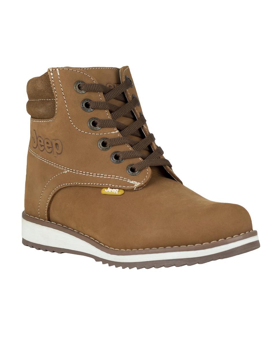 Bota arriba del tobillo de piel para mujer
