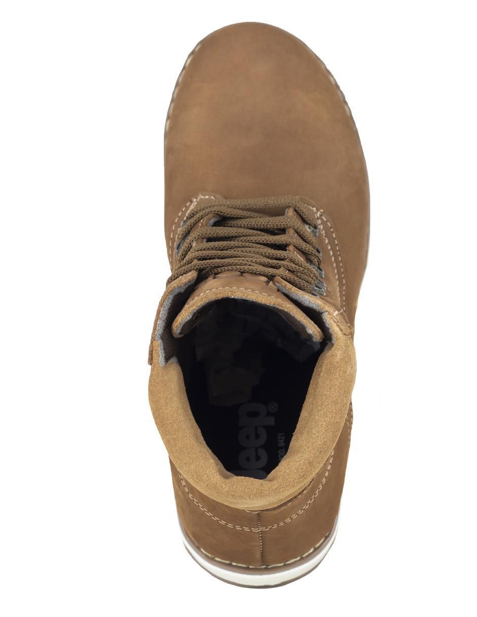 Bota arriba del tobillo Jeep de piel para mujer