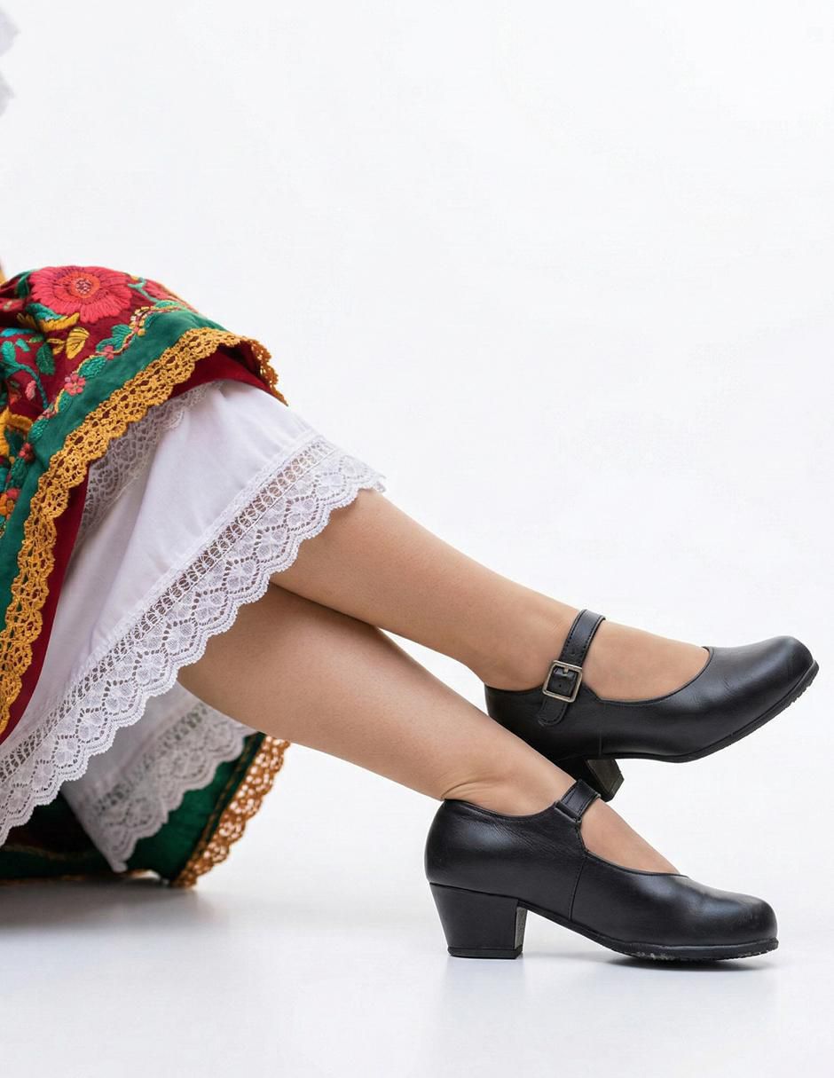 Zapato mary jane kuali shoes de piel para mujer